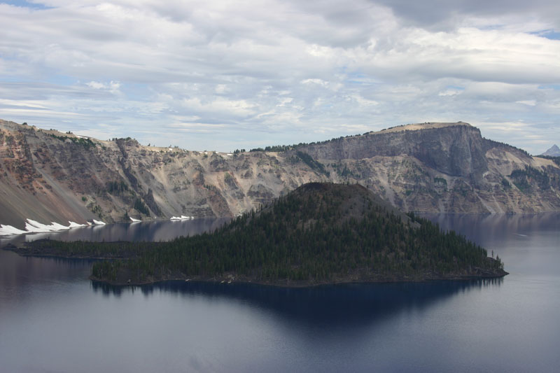 Ralin's new home, It is actually a picture that I took of Wizard Island on Crater Lake