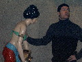 Nightmare & Ziaria, Si que pasa le toco una teta! Muahhahaha