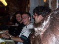 Cena modo Zoom On, 1, Alma, Zomtur y Muaddhi. (molestia oficial de la foto: cabellera de Saranna xD)