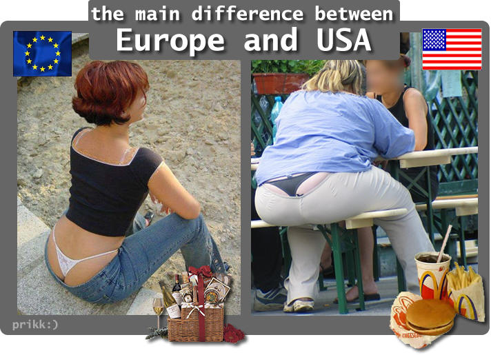 The Difference between Europa and US, A picture says more than 1000 words