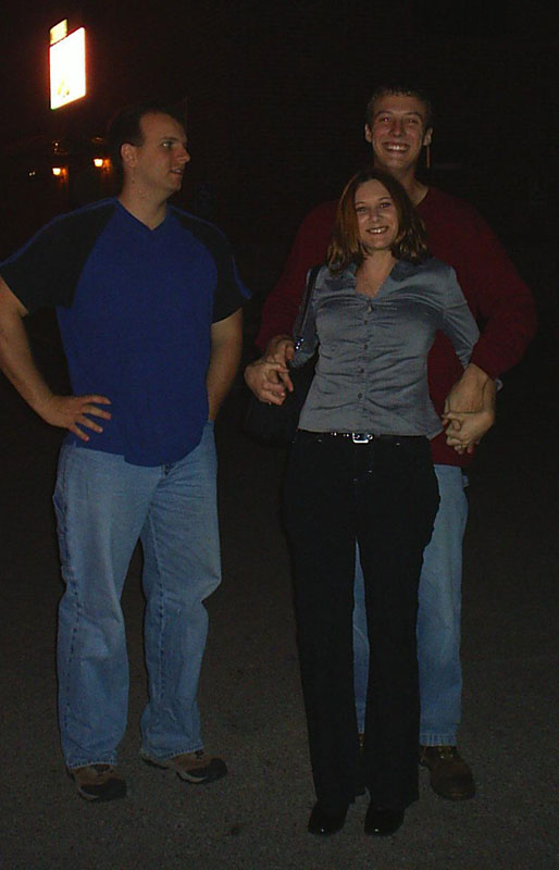 Xar, Draino and boyfriend, Going to the male strip-club, yee-haw!