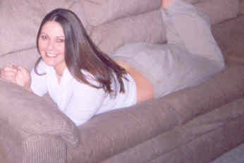 yena again, me loungin' on the couch