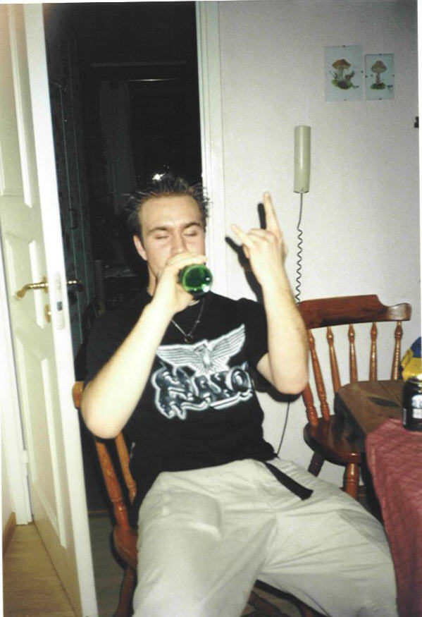 Scarznik at someones party... abit too drunk, perhaps?, 