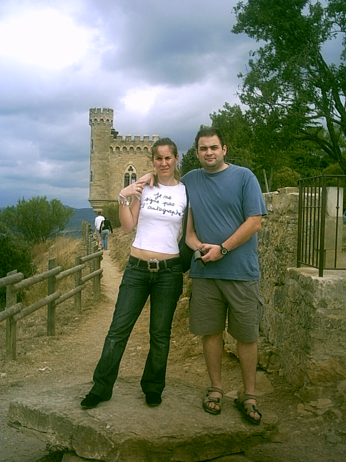 Cartof visiting Rennes le Chateau (France), There must be some treasure nearby !!!