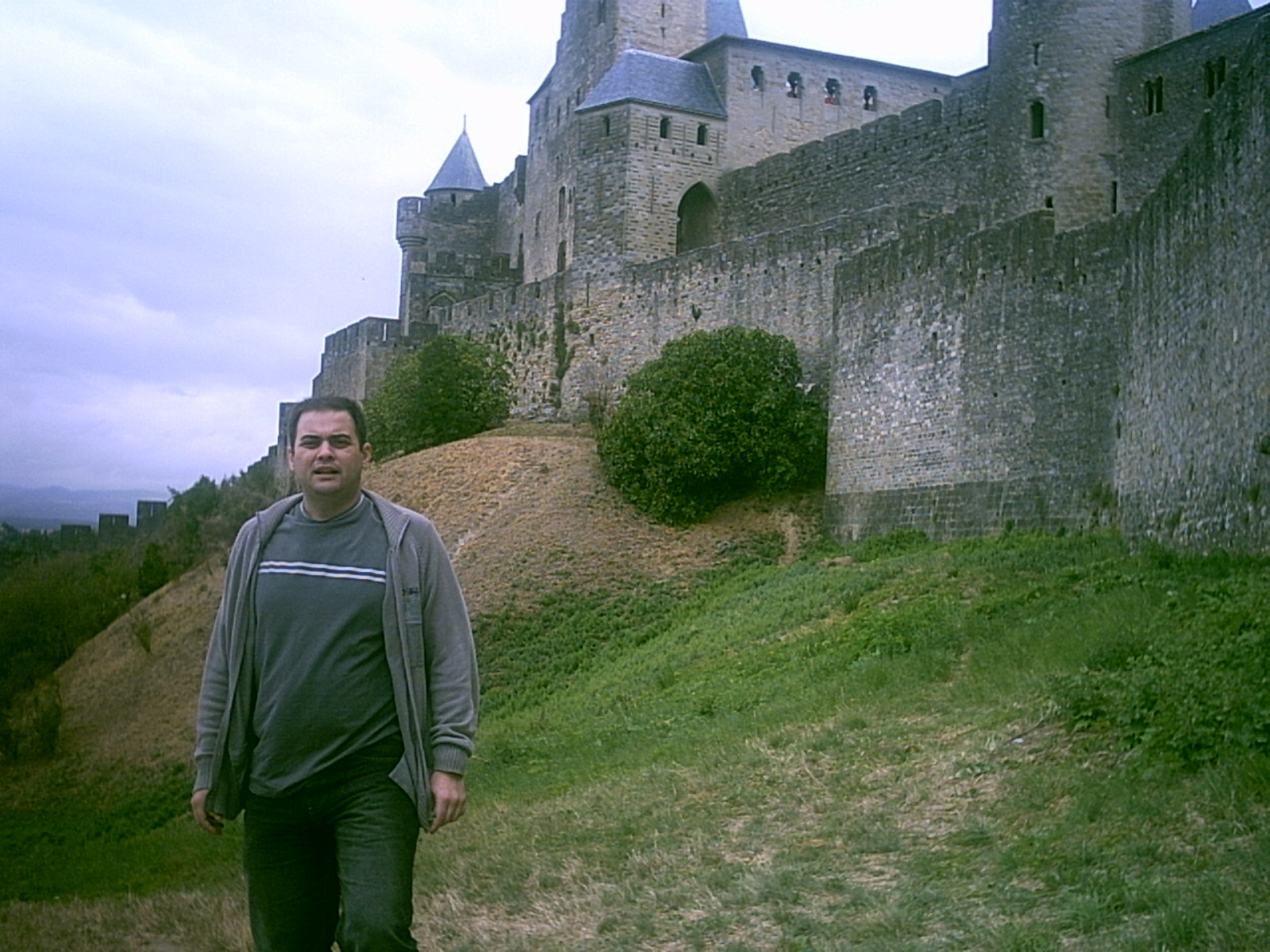 And my castle at Carcassonne !!! (Cartof), Pure heart knights are welcome. France 2007.