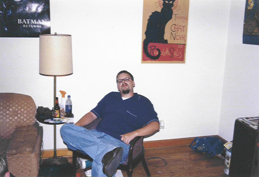 Rebel contemplating life and death in his moment before the kill! (the kill of another bottle of beer no less!), 