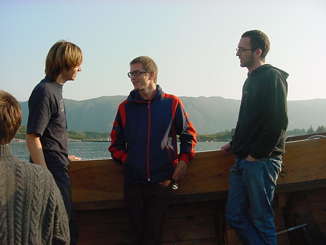 This ship doesn't sail to Stormfront?, Reverend (far right) and two silly nonmudders. 