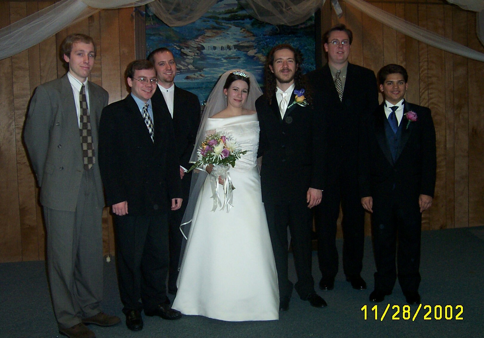 Alaronon's Wedding, L to R Ixion, Bouncer, Koman, Eirene, Alaronon, Gek, Medusa