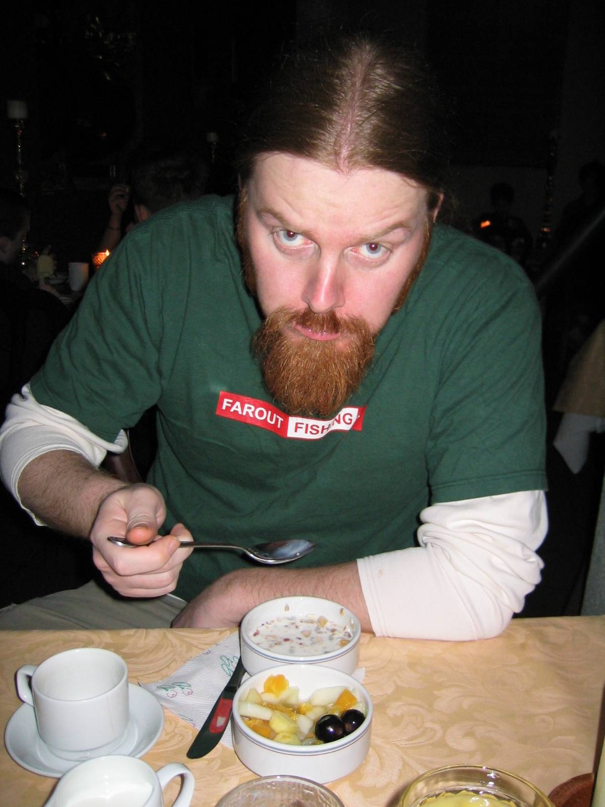 Do NOT disturb me while eating breakfast., Silly Icelandic breakfast isnt enough to satisfy the ork.