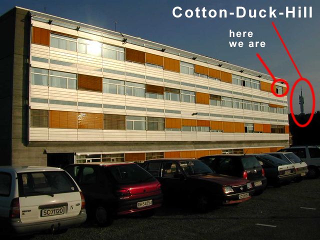 Cotton Duck Hill - Location, 