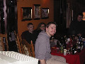 Kakk's Mudparty Des 2001, Thauran in front, and James & Starshine in the sofa.