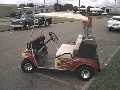 Pimp my cart Jeredrif style!!!, Yes ladies and gentlemen this is boredom at its best!!  Here is my Memphis Car Audio Demo Cart I built with friend in fit of extreme boredom. Yea that is a golfcart with Neons,chrome wheels,Candy paint, 7' in motorized LCD,CD,CDR,CDRW,DVD Player, Sony Competition CD-player, Memphis  5.25's, 2 Memphis M-class 10's in custom bandpass enclosure, Memphis 250D amp in flush, Playstation 2 and strobes on the front that ya cant see :)