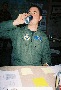 Drenth in action!, Being in the air force is such hard work.......