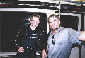 from the left: Drezzy and me (Anfrale). On the airport in Atlanta,coming from Amsterdam.Pic by Elin=), 