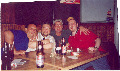 Xar, Anfrale, Rusty (Traven's VERY drunk boss), and Traven, Another visit to Long Island...for tea 