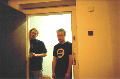 Friend and Scarznik (left to right), Prague is dangerous - if not because of the water, its because of the hang-overs.