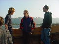 This ship doesn't sail to Stormfront?, Reverend (far right) and two silly nonmudders. 